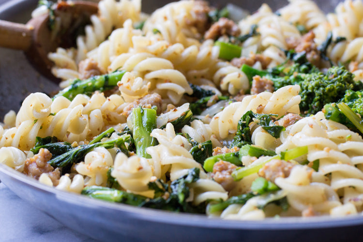Pasta with Broccoli Rabe and Italian Sausage
