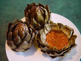 Artichoke bowl with Garlic Gold®