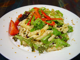 Pasta with Bleu Cheese and Walnuts