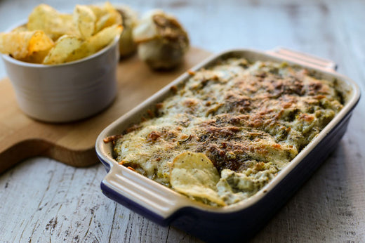 Double Garlic Artichoke Dip