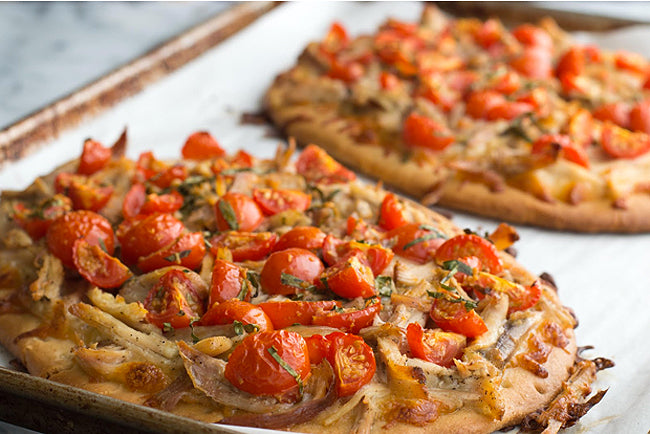 Chicken Flatbread Pomodoro