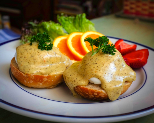 Eggs Benedict with Two-Ingredient Meyer Lemon Hollandaise Sauce