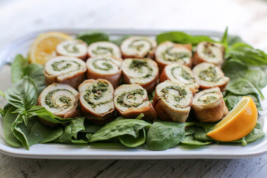 Chicken Rollatini with Pesto and Prosciutto