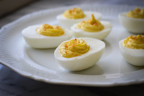 Garlic Deviled Eggs