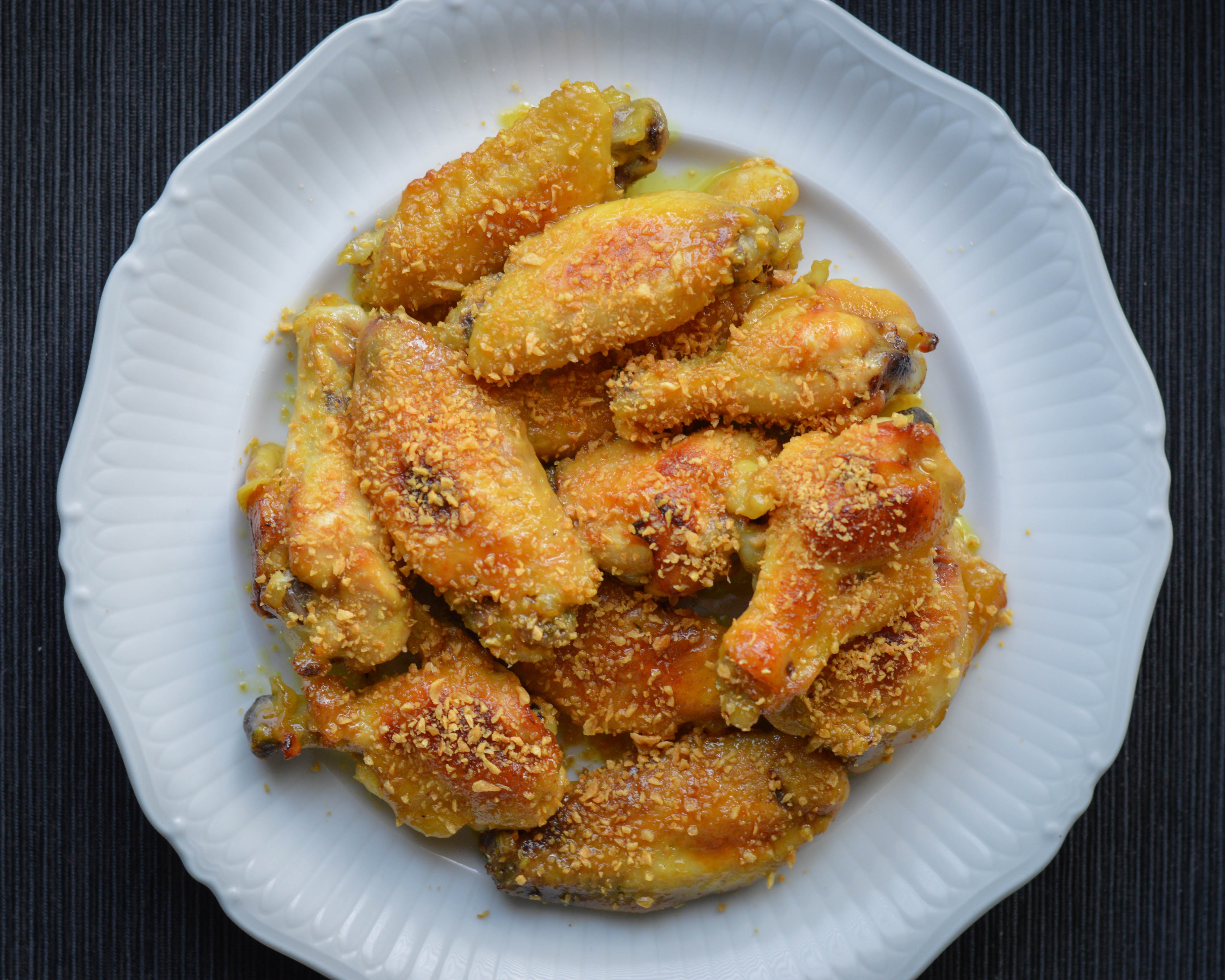 Wings with Honey Mustard Sauce