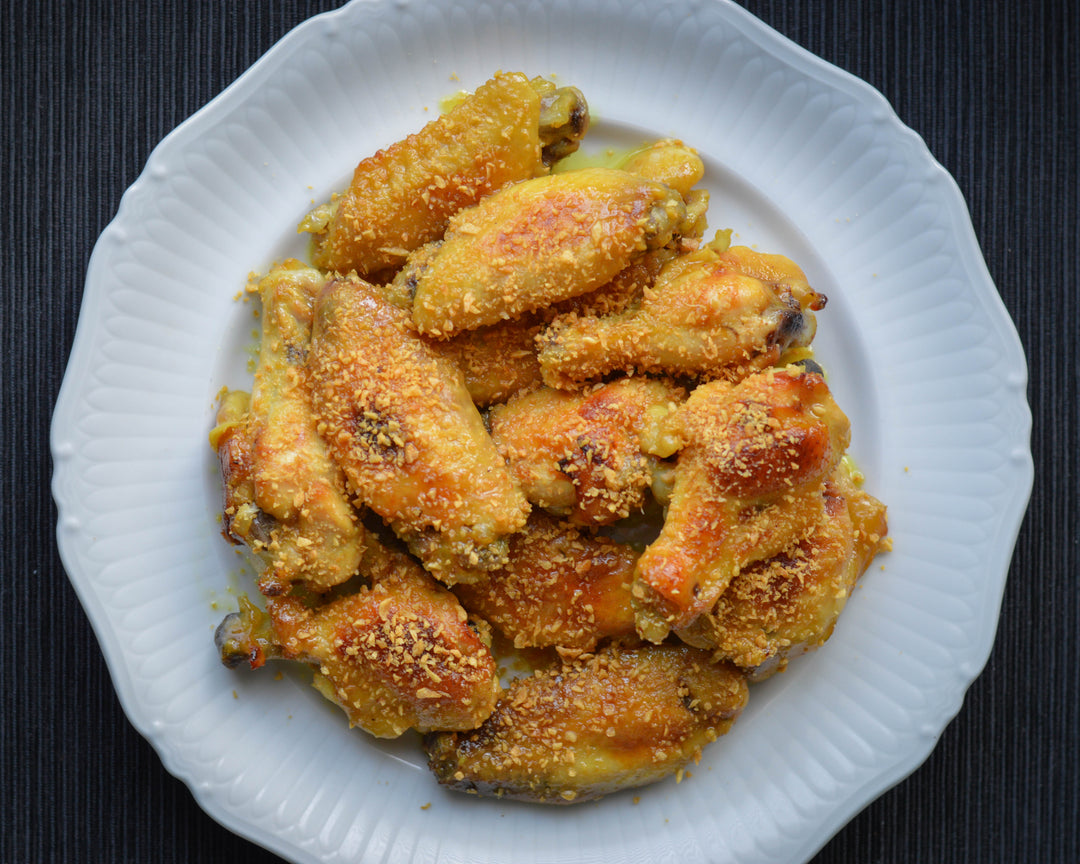 Wings with Honey Mustard Sauce