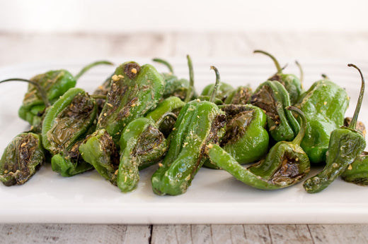 Skillet Seared Padron Peppers