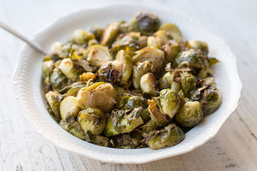 Garlic Roasted Brussels Sprouts
