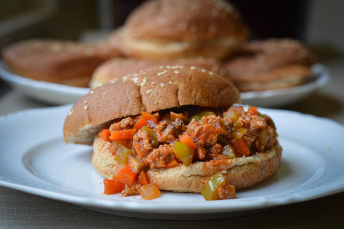 Sloppy Joes With Garlic and Ground Turkey