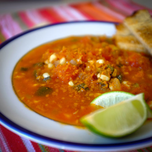 Southwestern Garlic Tomato Soup