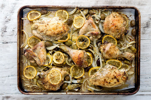Baked Chicken with Artichokes and Olives