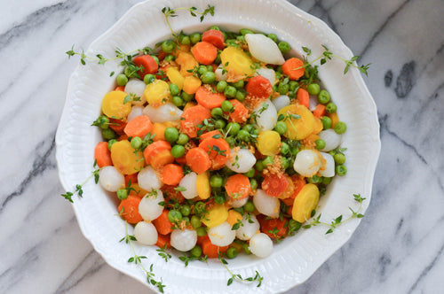 Spring Vegetable Medley with Garlic and Fresh Thyme