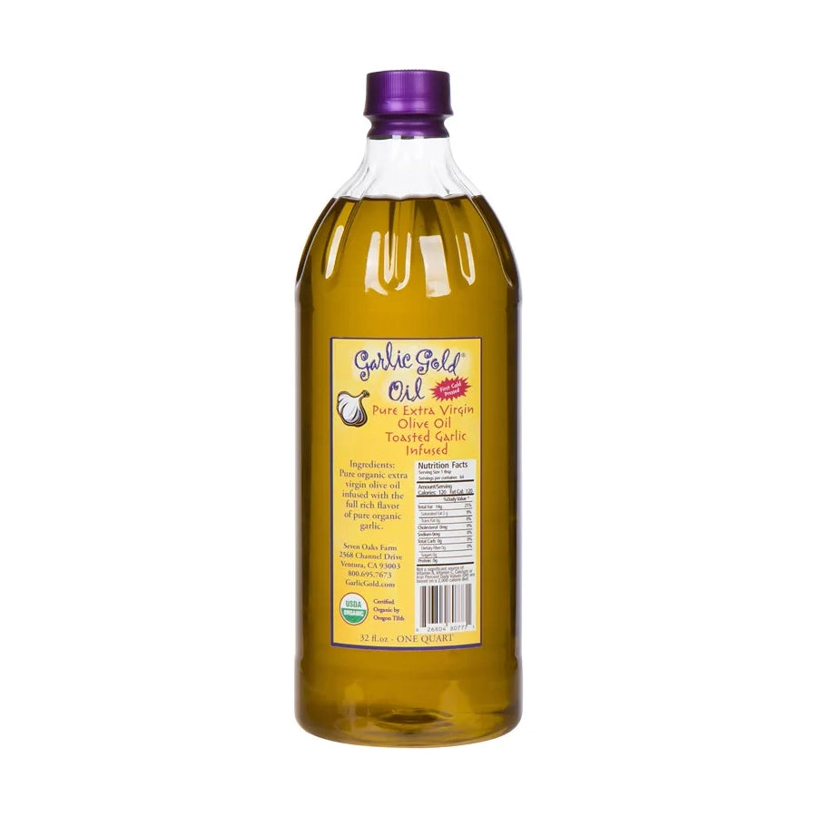 Qt. of Garlic Infused Extra Virgin Olive Oil (EVOO)