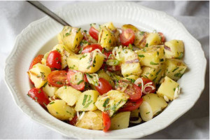 Garlic Grilled Potato Salad