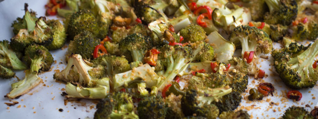 Roasted Garlic Broccoli