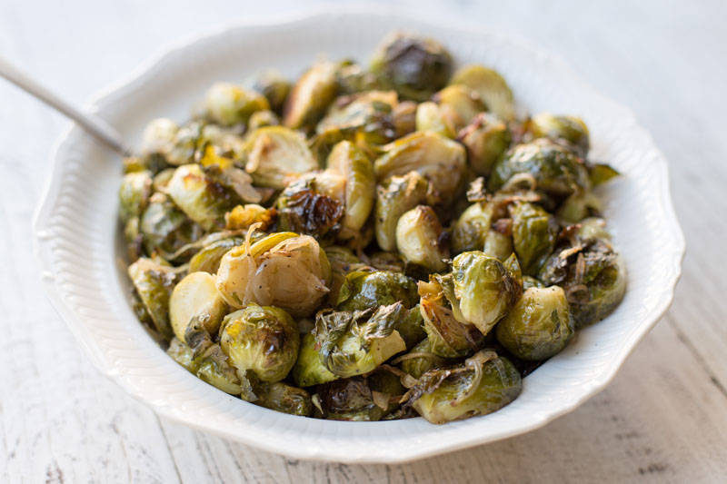 garlic-gold-roasted-brussels-sprouts
